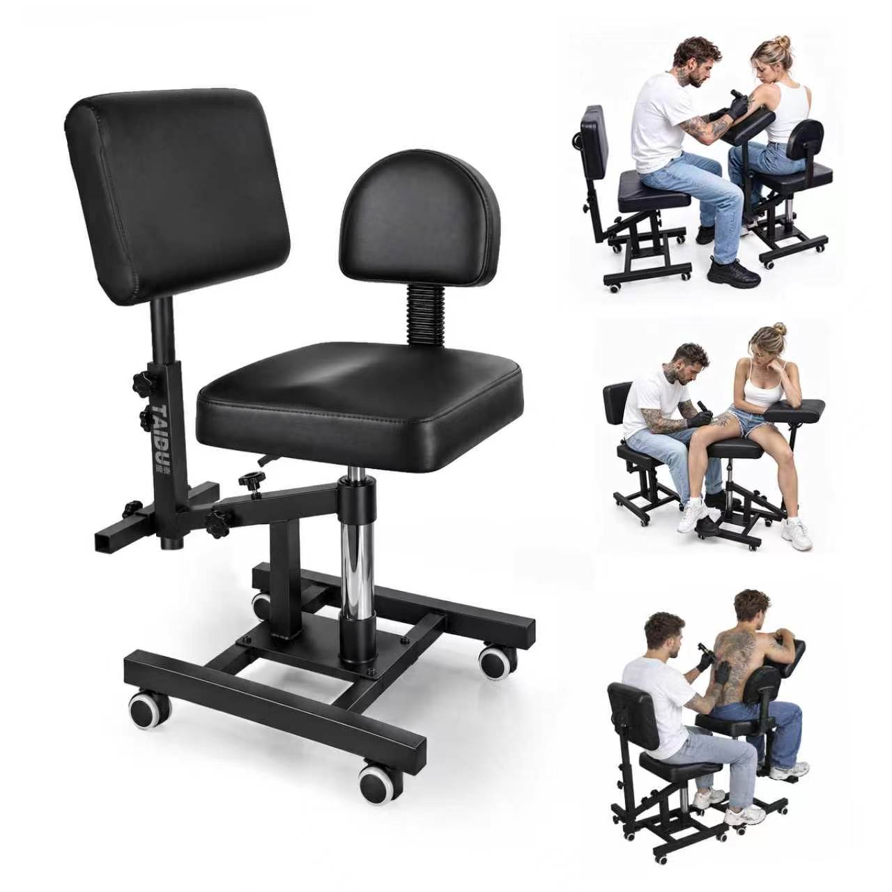TAIDU 4th Gen Plus Multifunctional Tattoo Chair with Backrest