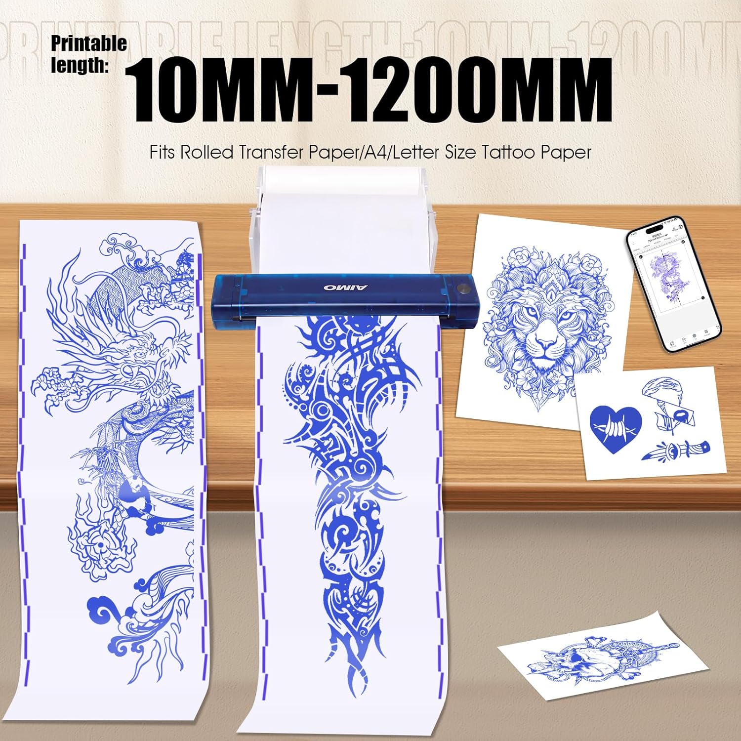 TAIDU New long image transfer machine roll paper