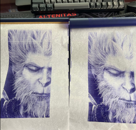 T08FS High Quality Wireless Tattoo Transfer Stencil Printer - Can Print Shades