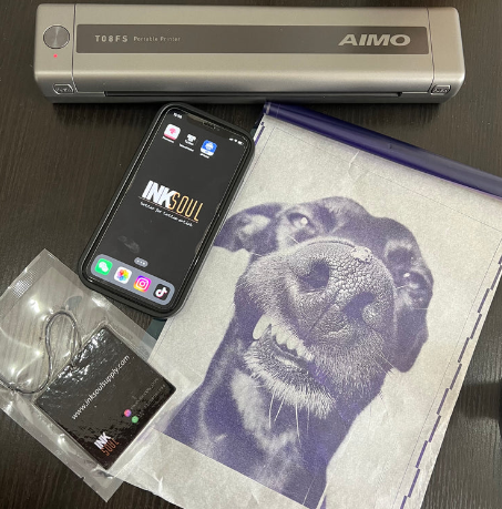 T08FS High Quality Wireless Tattoo Transfer Stencil Printer - Can Print Shades