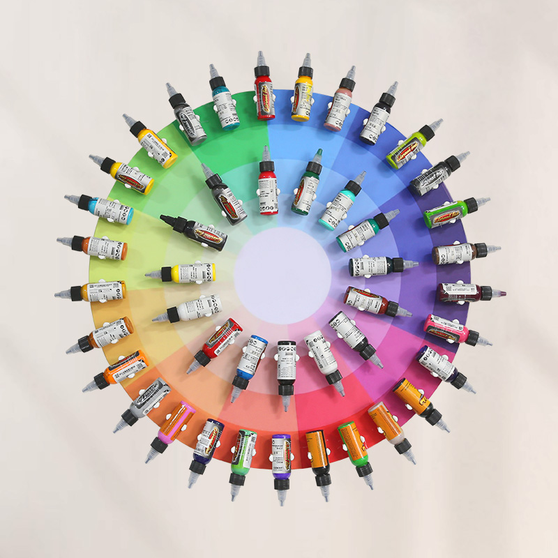 TAIDU Tattoo Color Turntable Rack Shake Ink Display Rack