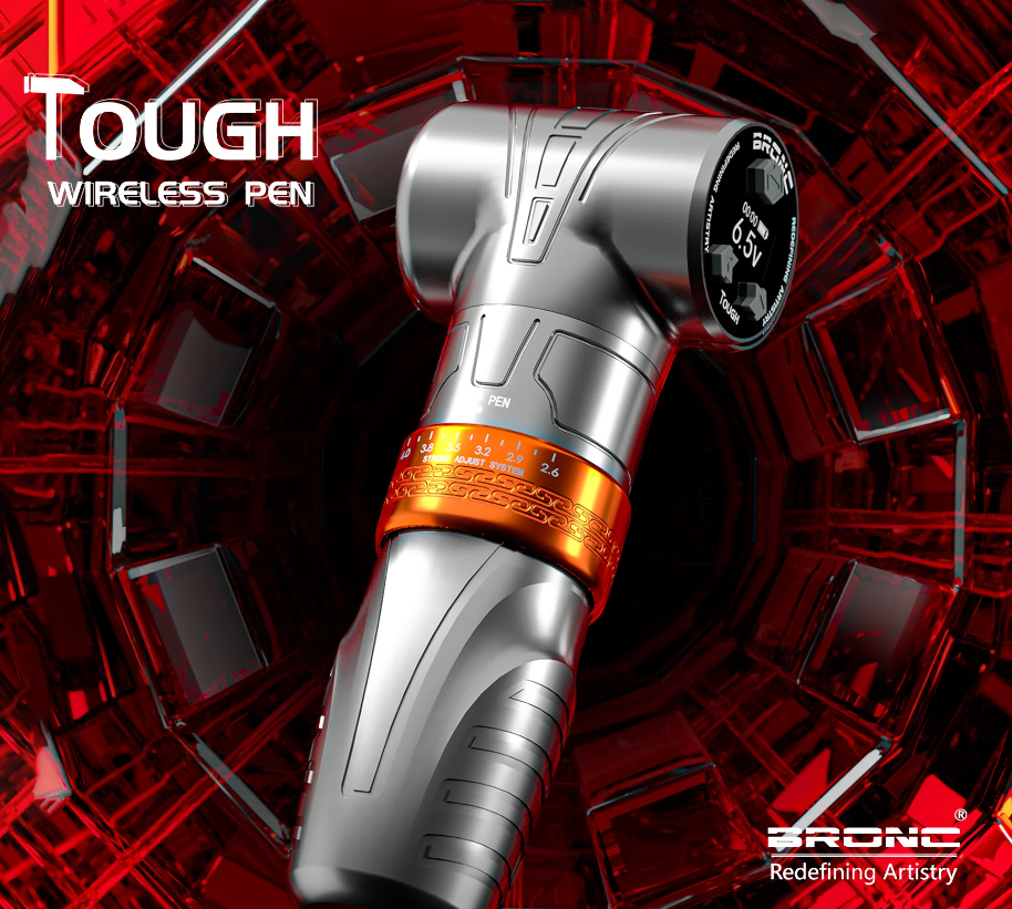 BRONC Tattoo Machine TOUGH Adjustable Wireless Pen