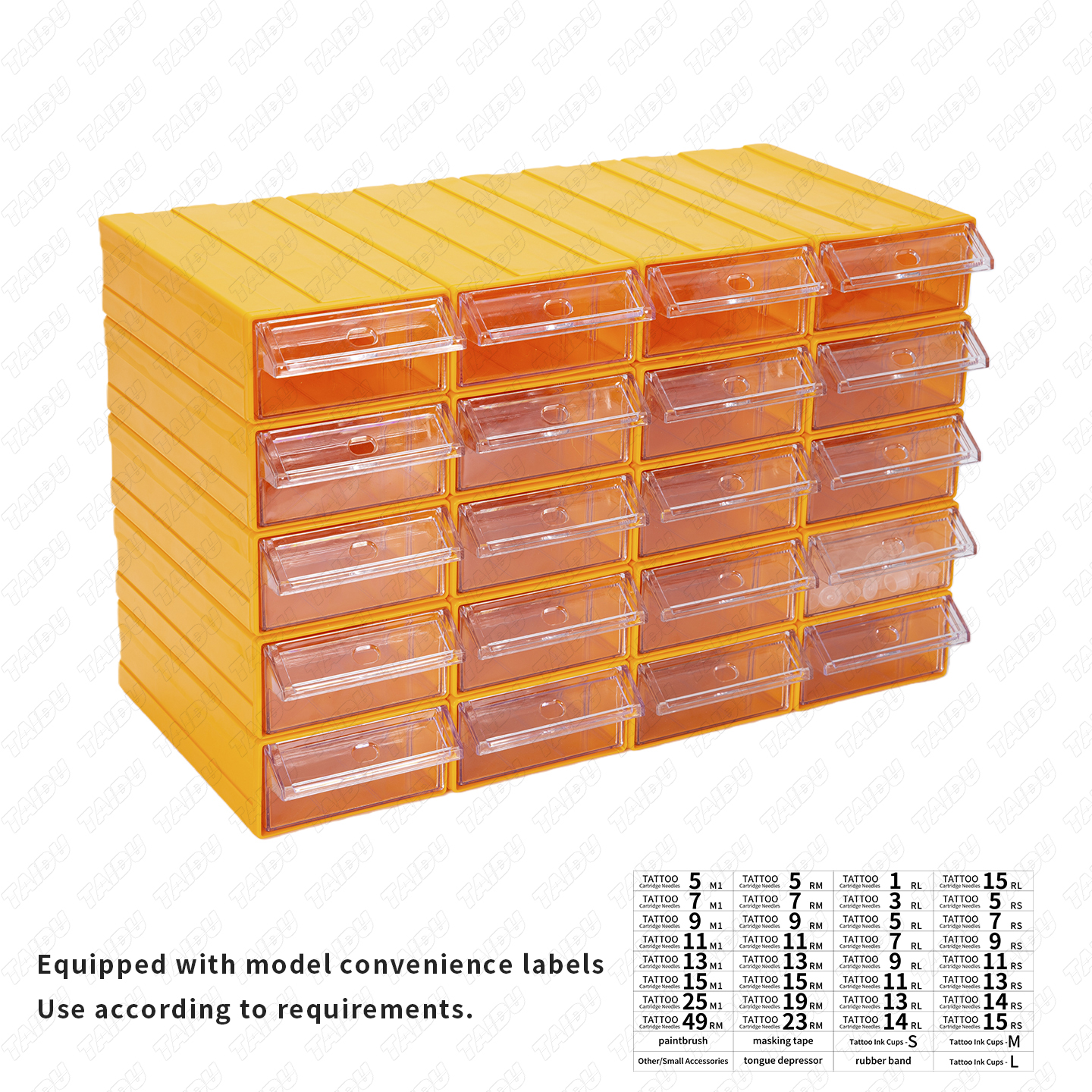 TAIDU Tattoo Cartridge Needle Storage Box