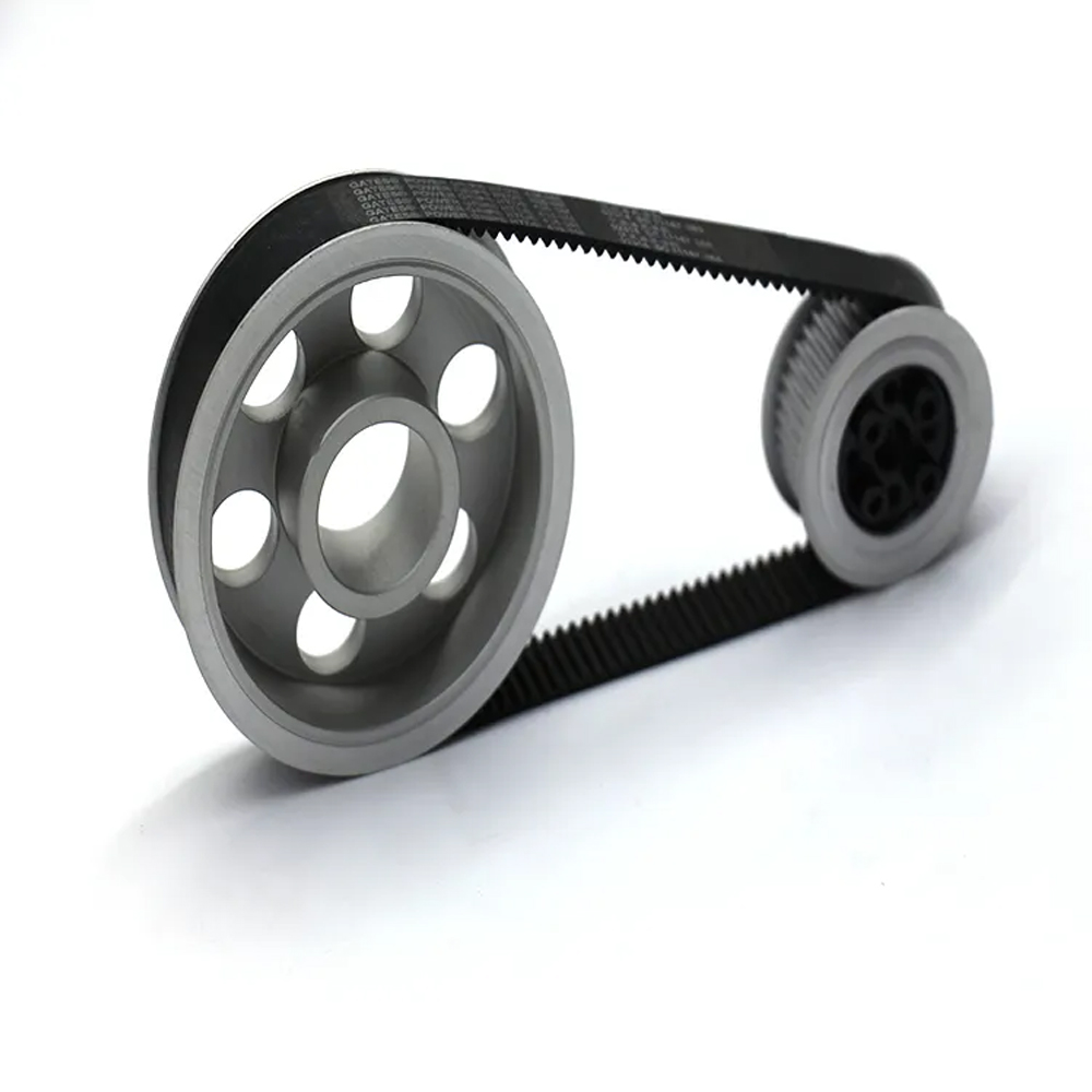 Timing Belt Pulley set with double flanges block-ZHENDE