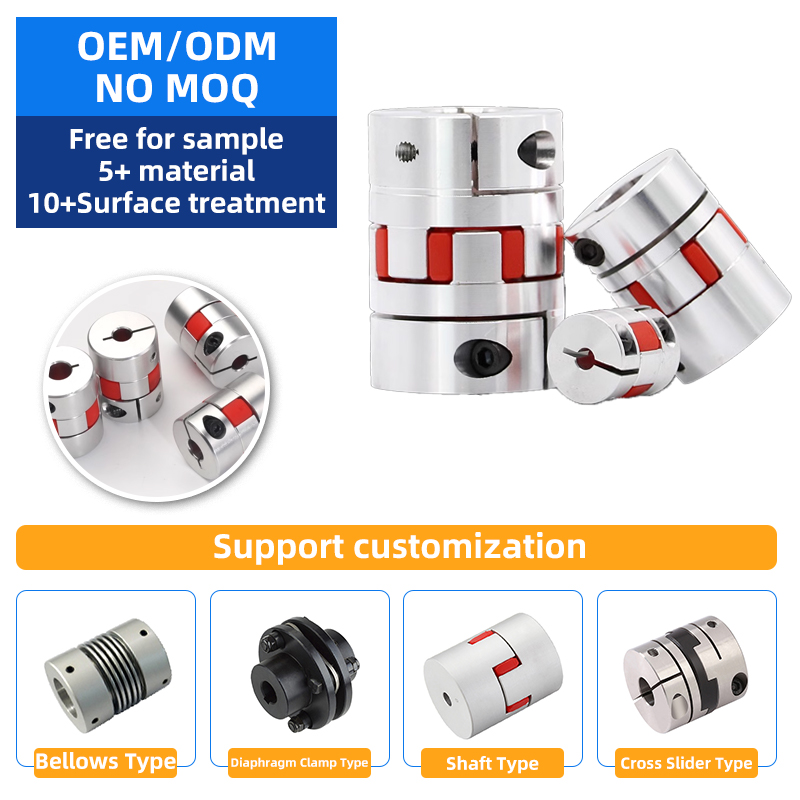 High precision wear-resistant single and double cross universal joint coupling