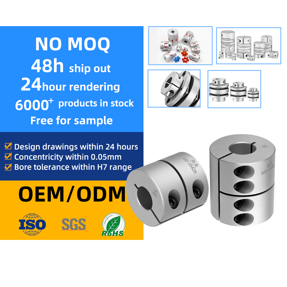 High precision wear-resistant single and double cross universal joint coupling