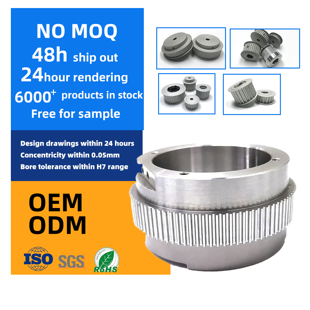 High Quality Mxl Xl L H Xh XXh 3M 5M 8M 14M Tensioner Toothed Timing Belt Pulley-ZHENDE