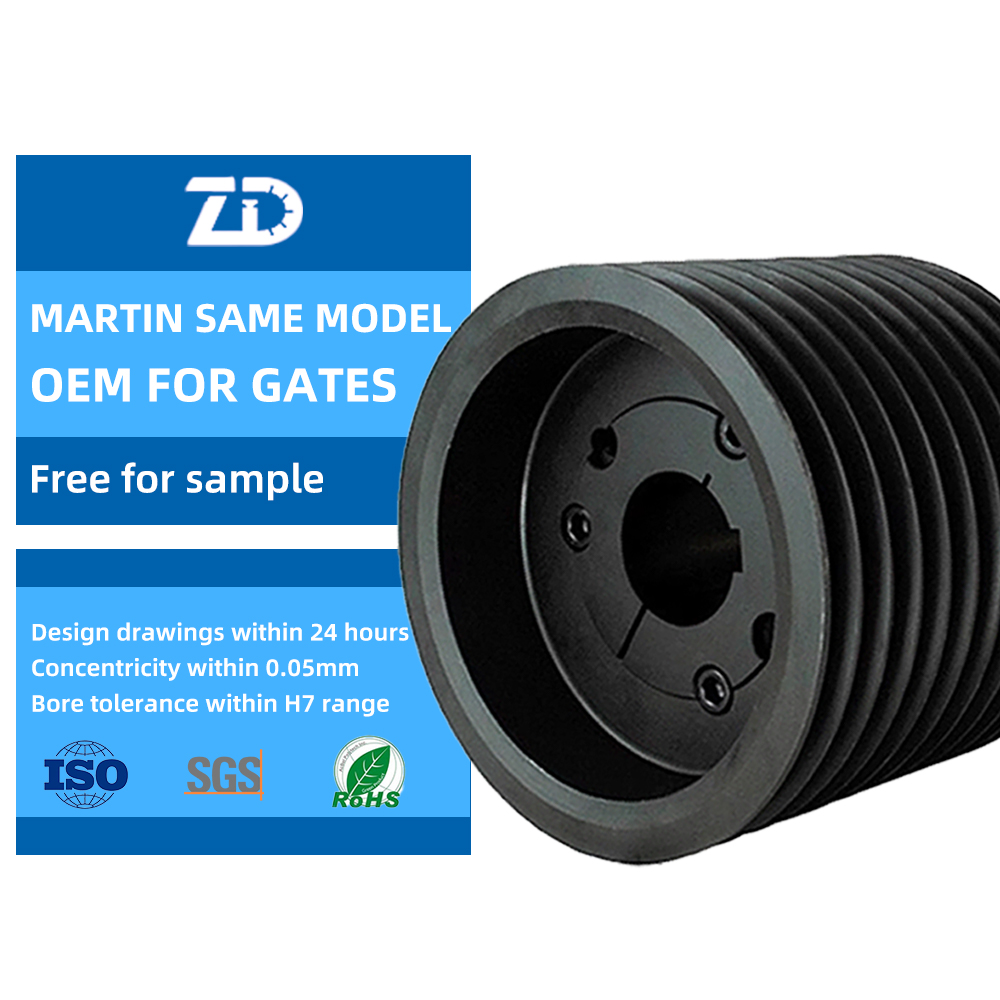 SPB Cast lron European Standard Taper Sleeve Locking Pulley V-Belt Pulley