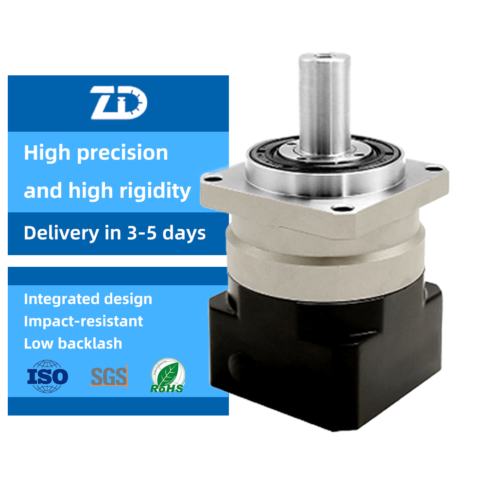 Helical Gear 60 90 120 140 180 220mm PA Planetary Transmission Gearbox Low Noise Low Backlash Speed Reducer For Servo Motor-ZHENDE