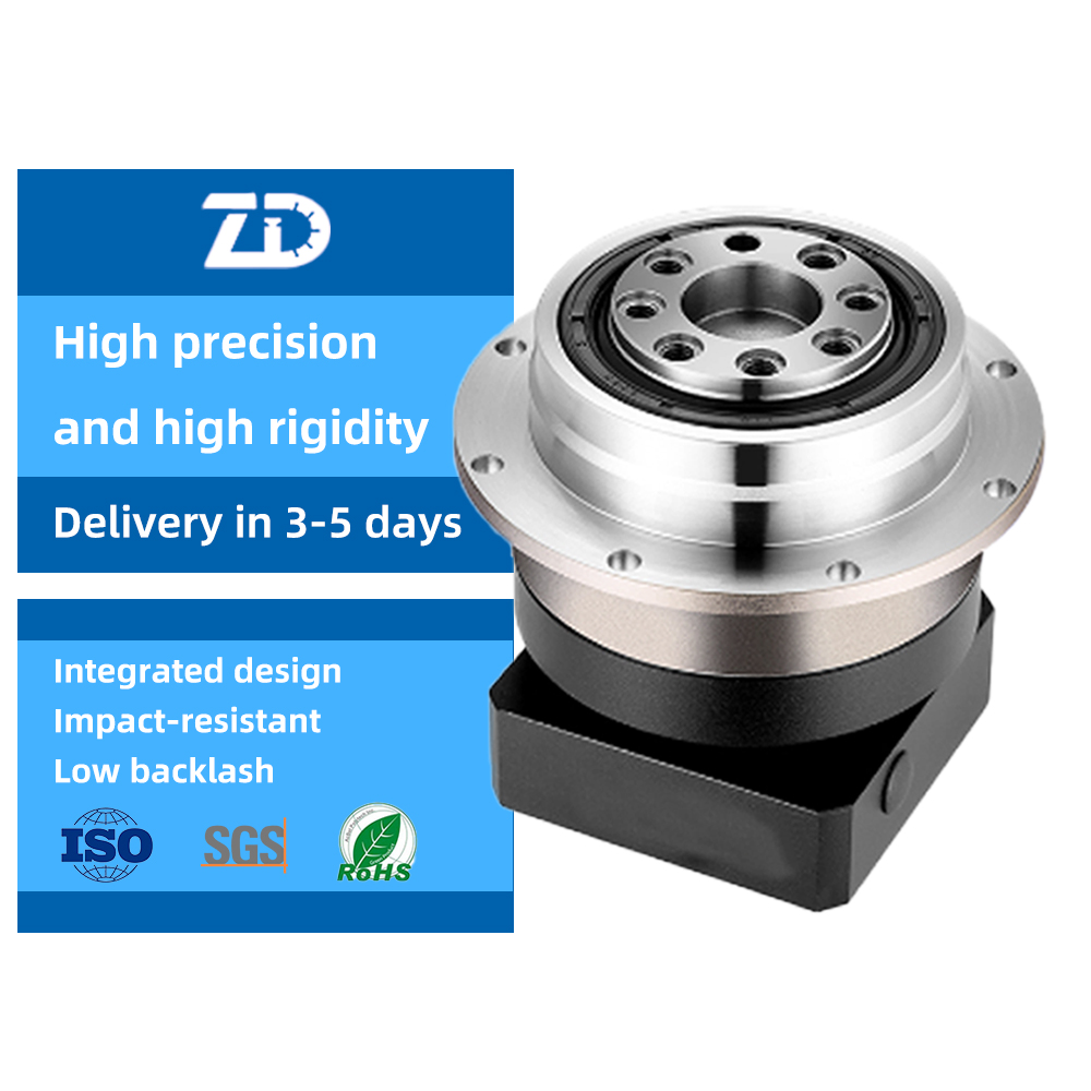 Helical tooth impact resistant belt axial clearance adjustment function PG64 PG90 PG110 high-precision series planetary reducer-ZHENDE
