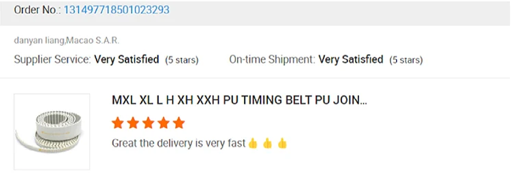 AT3 AT10 AT5 AT20 close TPU NFTcoated  mold industrial transmission synchronous PU double side teeth tooth timing belt supplier