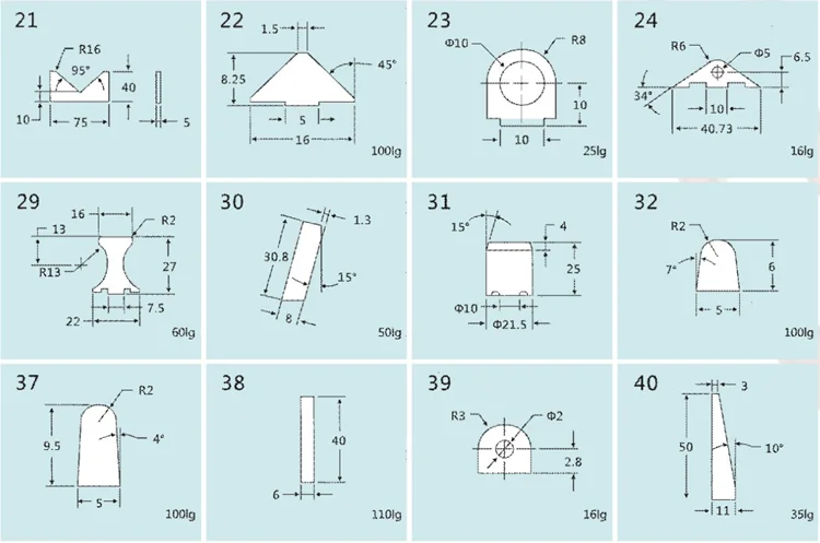 T5 T10 T20 AT5 AT10 AT20 TIMING BELT Screwhole belt spacer belt-ZHENDE