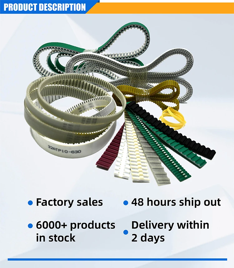 AT3 AT10 AT5 AT20 close TPU NFTcoated  mold industrial transmission synchronous PU double side teeth tooth timing belt supplier
