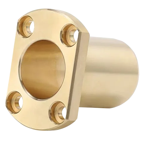 Custom Machined Metal Sleeve Aluminum Stainless Steel Sleeve Bushing Threaded Copper Bronze Brass BushingsBearing Oil free-ZHENDE