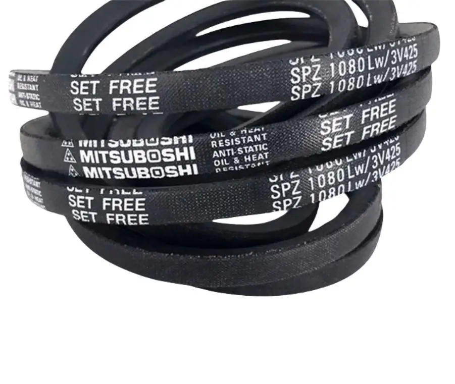 MITSUBOSHI Industrial Vee Belt SPZ 637LW 1250LW 1737LW 2280LW/3V900 Conveyor Belt