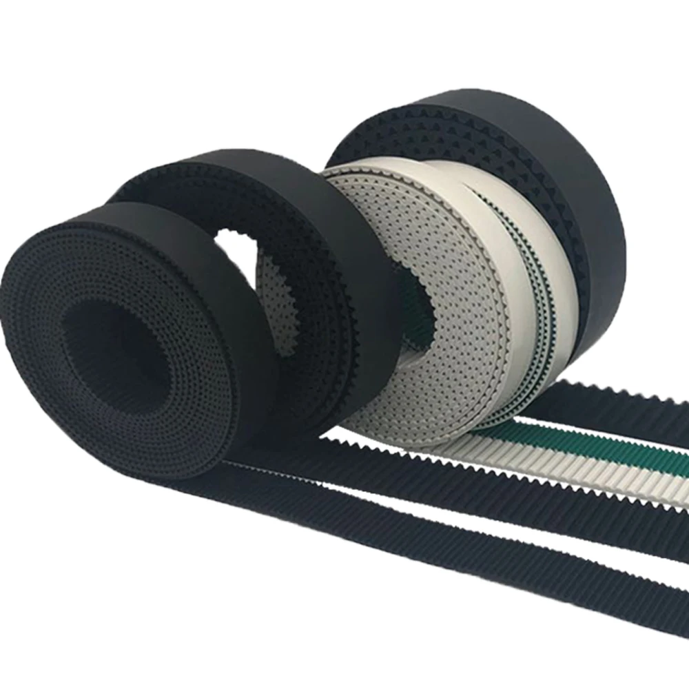 T5 T10 T20 AT5 AT10 AT20 XL L H 3M 5M 8M S3M S5M S8M RPP3M RPP5M RPP8M Type polyurethane Industrial belt PU timing belt-ZHENDE