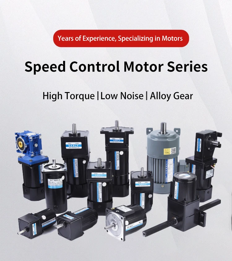 Manufacture Induction Gear Motor 90mm Flange 50/60Hz 90W Induction Motor with Gearbox AC Gear Motor 5IK60GN