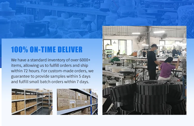 AT3 AT10 AT5 AT20 close TPU NFTcoated  mold industrial transmission synchronous PU double side teeth tooth timing belt supplier