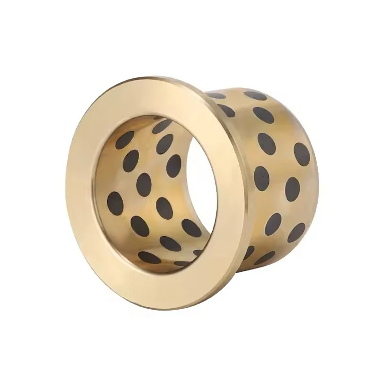 Hot Sale Steel Iron Brass Flange Ball Bronze Oil-free Bushings Bearing-ZHENDE