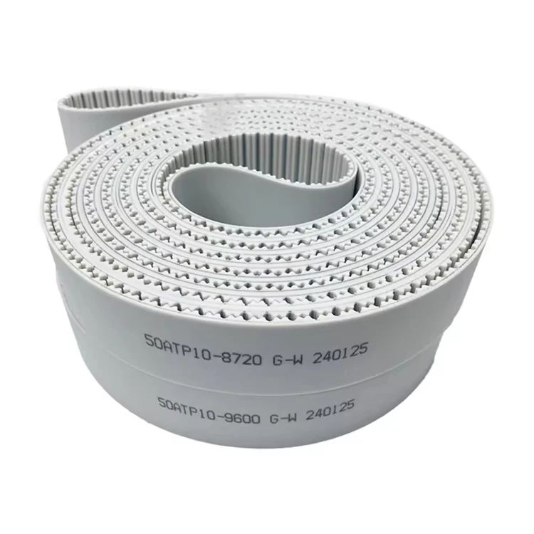 ATP10 PU timing belt ATP10 endless jointed seamless PU timing belt with guide bar-ZHENDE