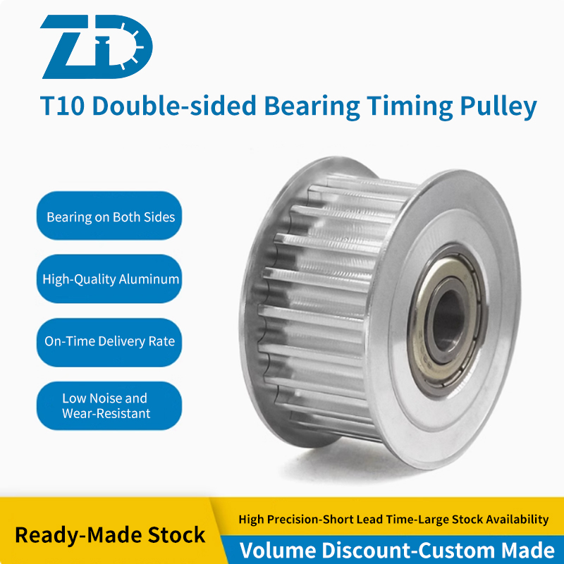 T10-16 Teeth Timing Pulley Idler | Adjustable Guide Pulley | Dual Bearings Tensioner 200/250/300