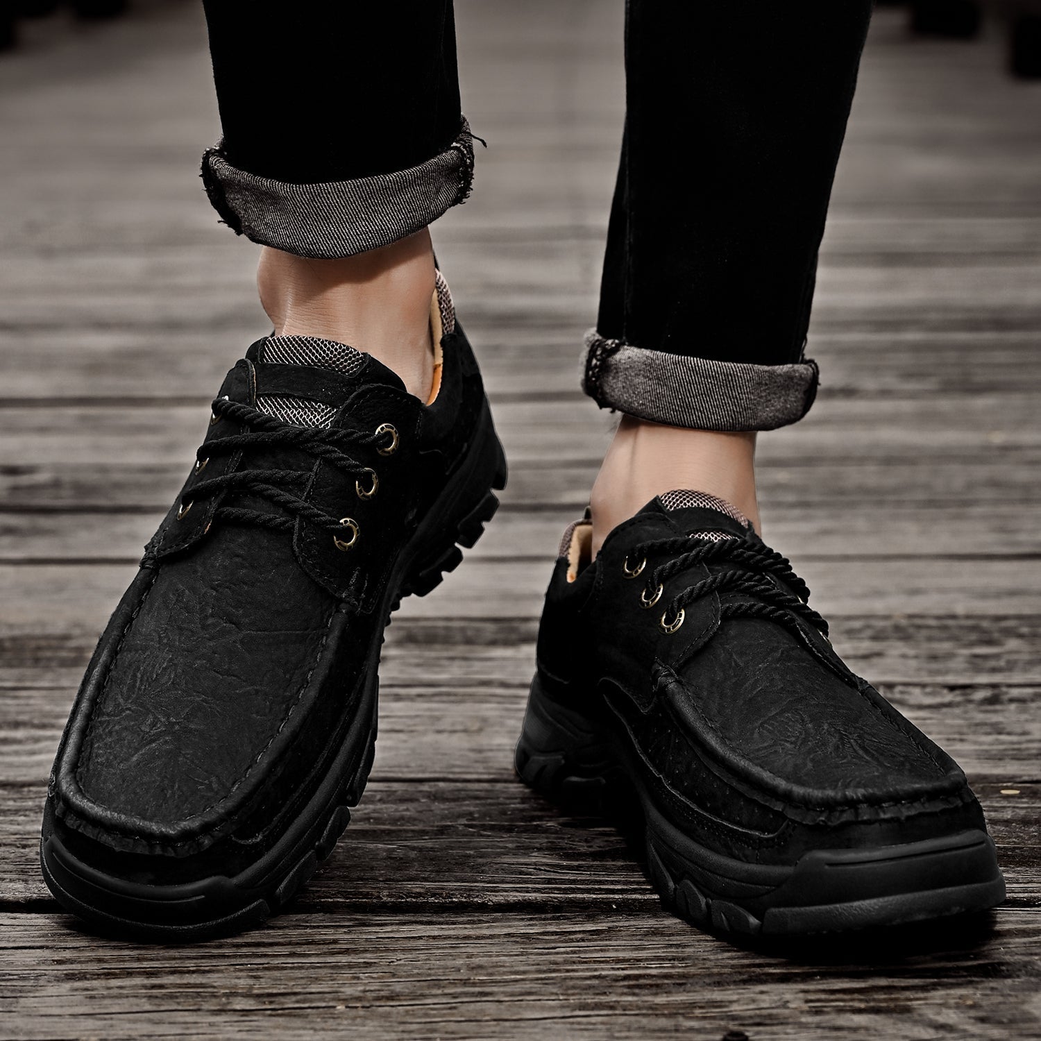 With Laces - Transition boots with orthopedic and extremely comfortable sole