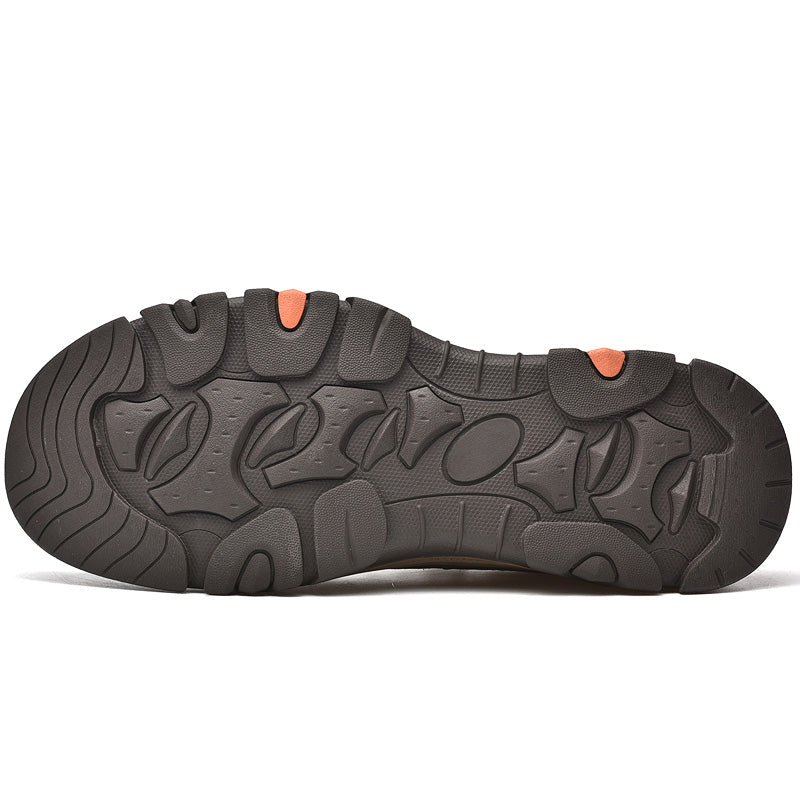 Mens Slip On Leather Casual Walking Shoes