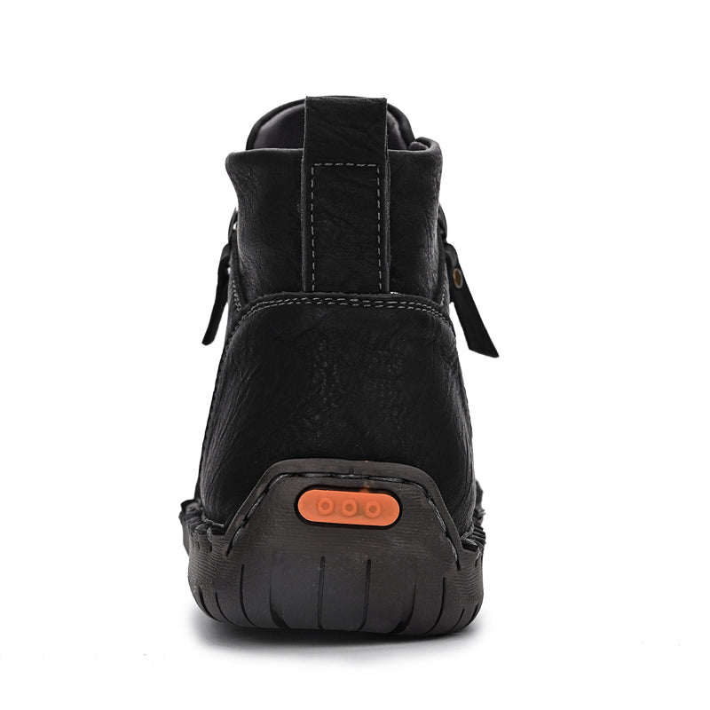 Men's Soft And Breathable Zipper Outdoor Tooling Boots V2