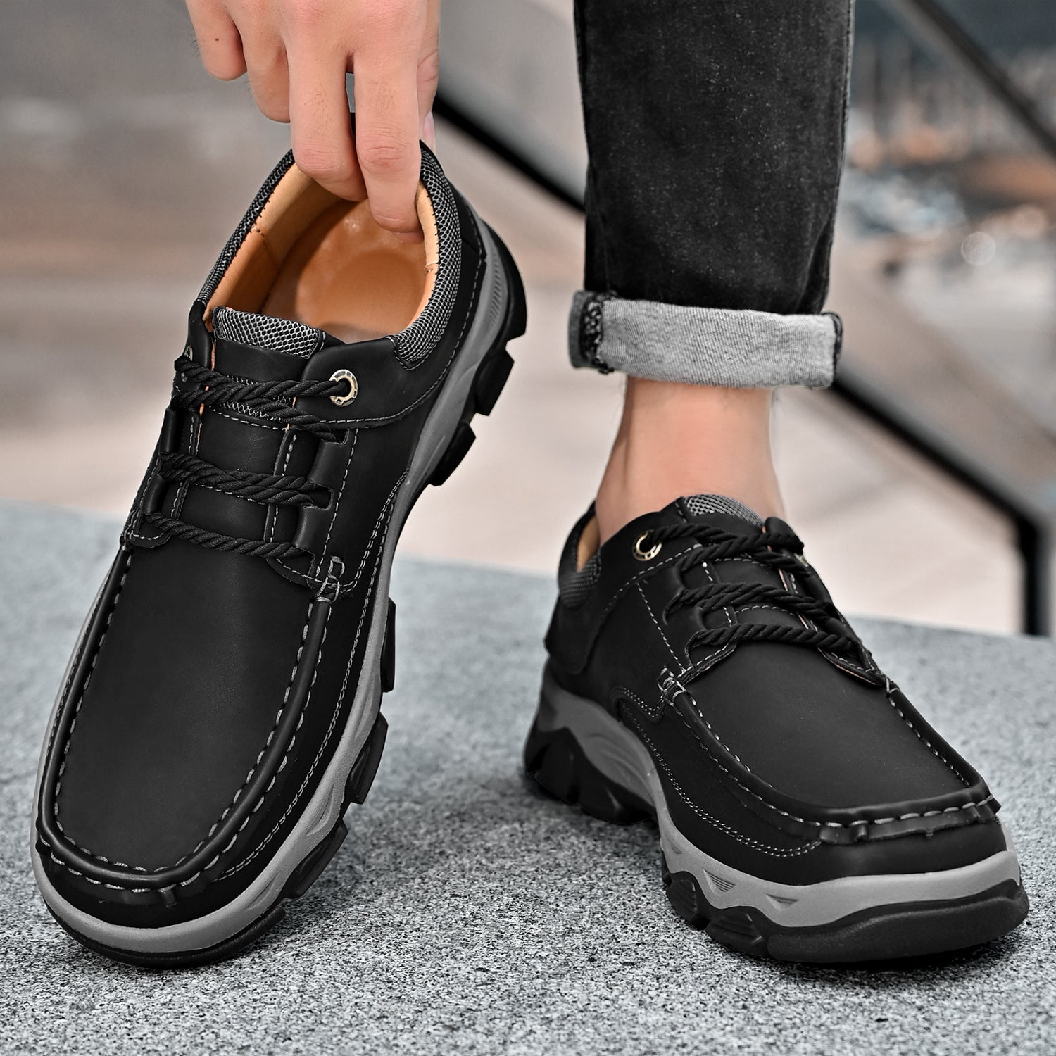 transition with orthopedic and extremely comfortable sole with laces (��)