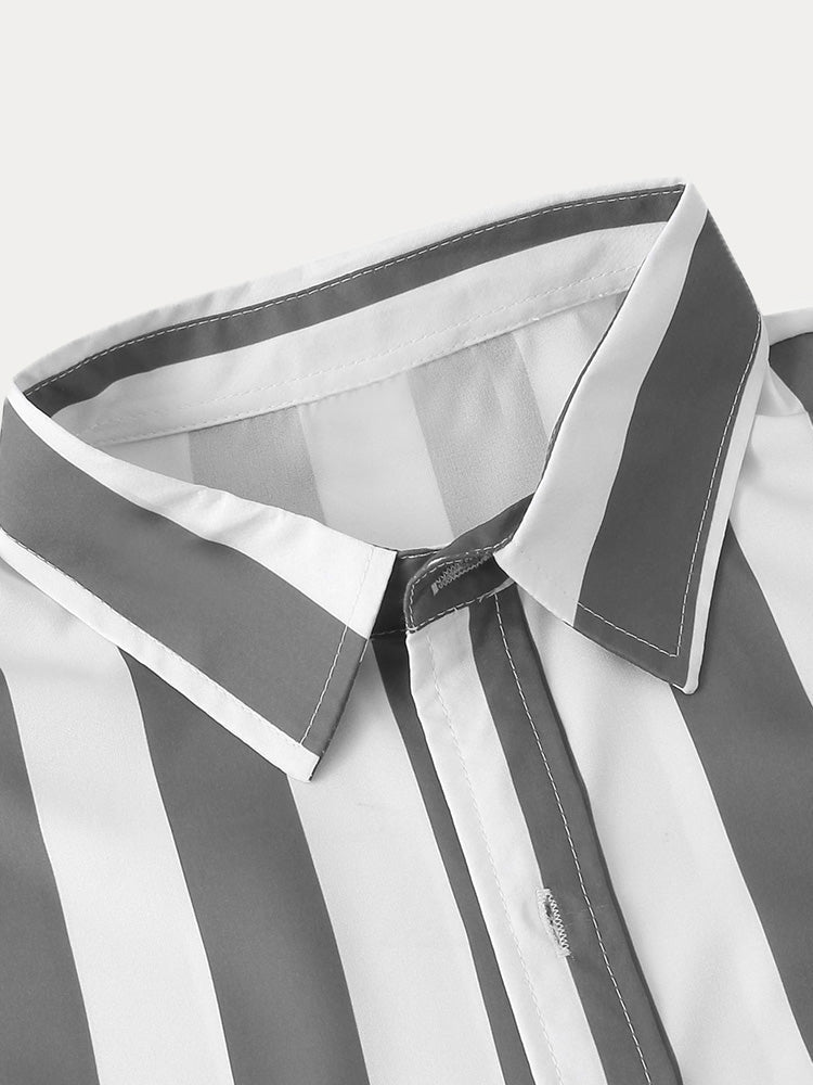 Premium Stretchy Stripe Shirt