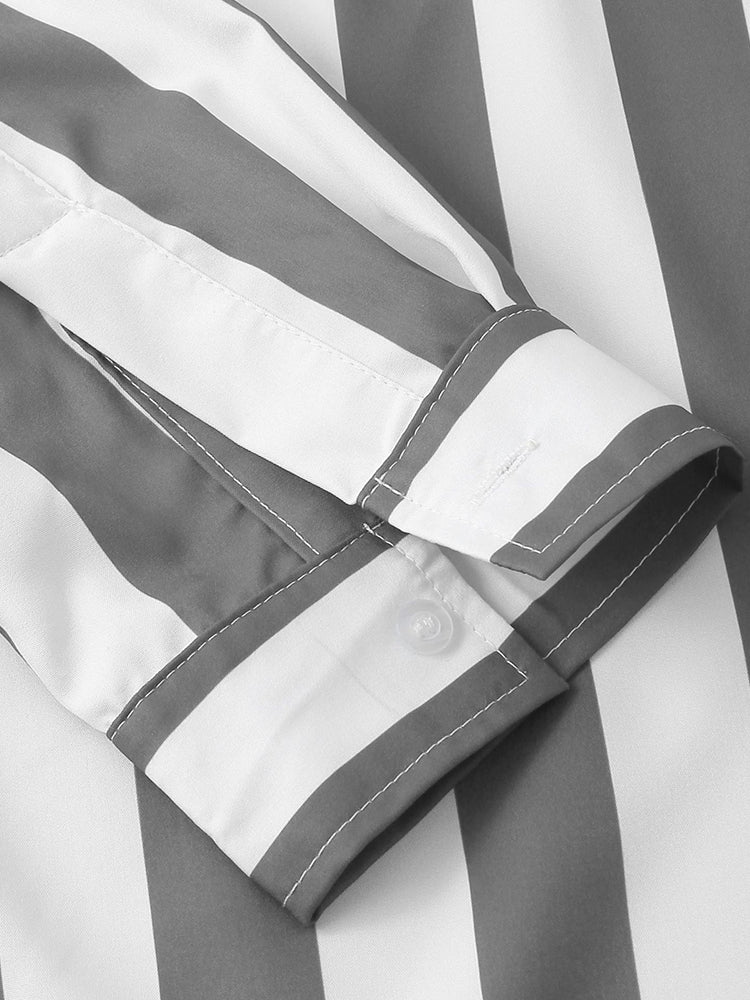 Premium Stretchy Stripe Shirt