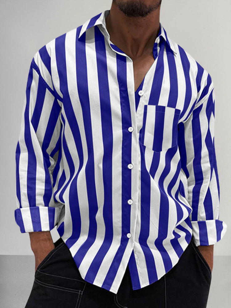 Premium Stretchy Stripe Shirt