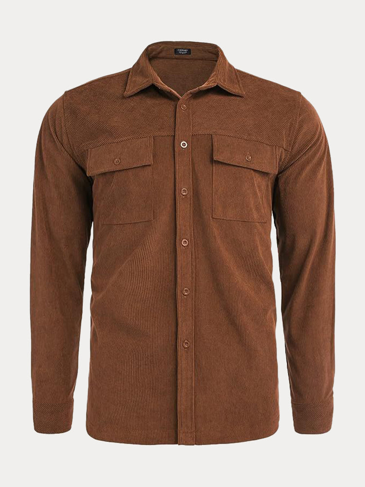 Casual Soft Corduroy Shirt