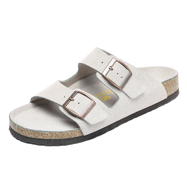 Leather Men Sandals Summer Men's Sandals Women Slippers Outdoor Beach Casual Shoes Zapatos Hombre Durable Non-Slip Luxury Shoes