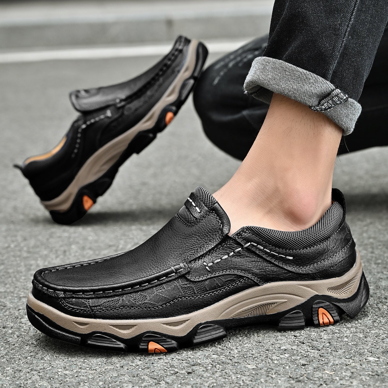 transition with orthopedic and extremely comfortable sole