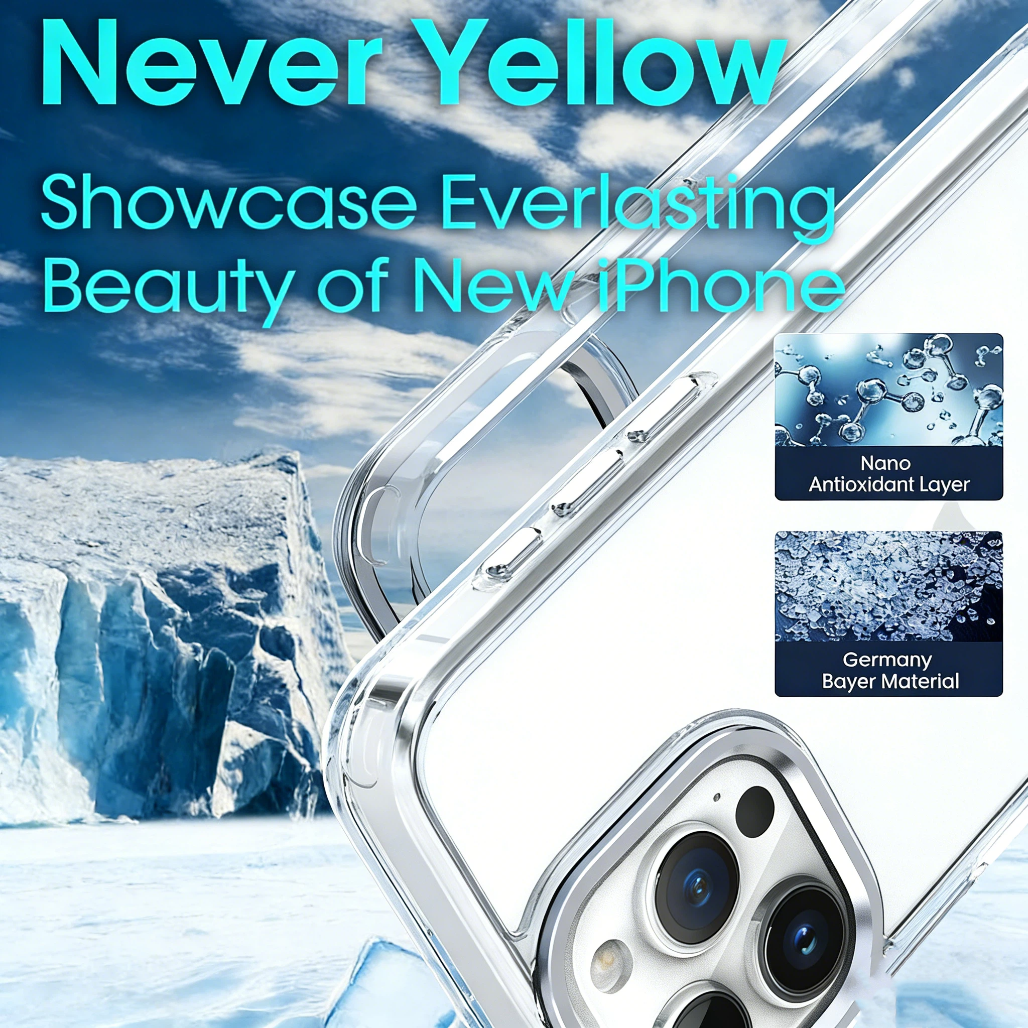 Personalized Name Clear Phone Case for iPhone & Samsung Phone | OFCase160