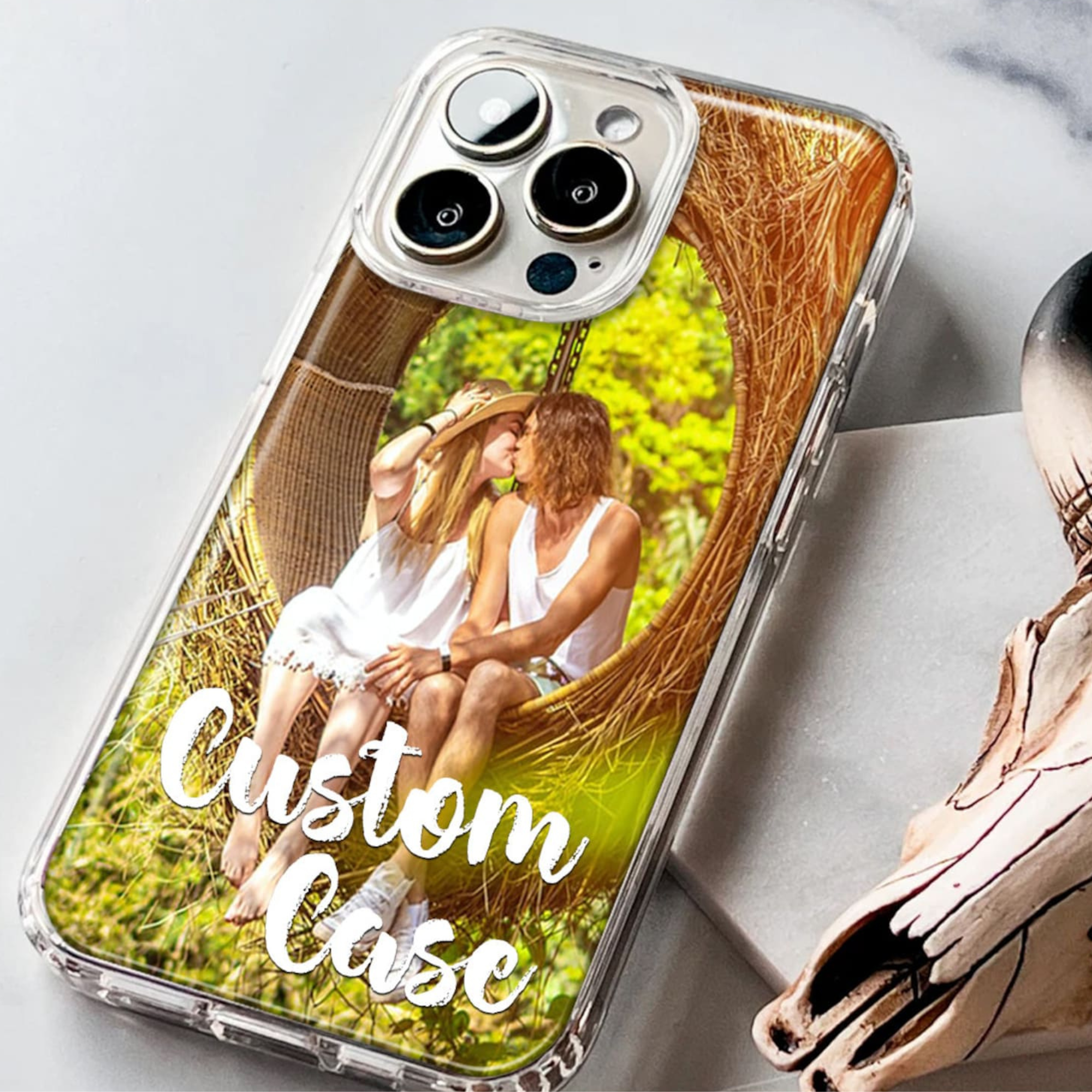 Personalised Photo Clear Silicone Phone Cover Case | OFCase014