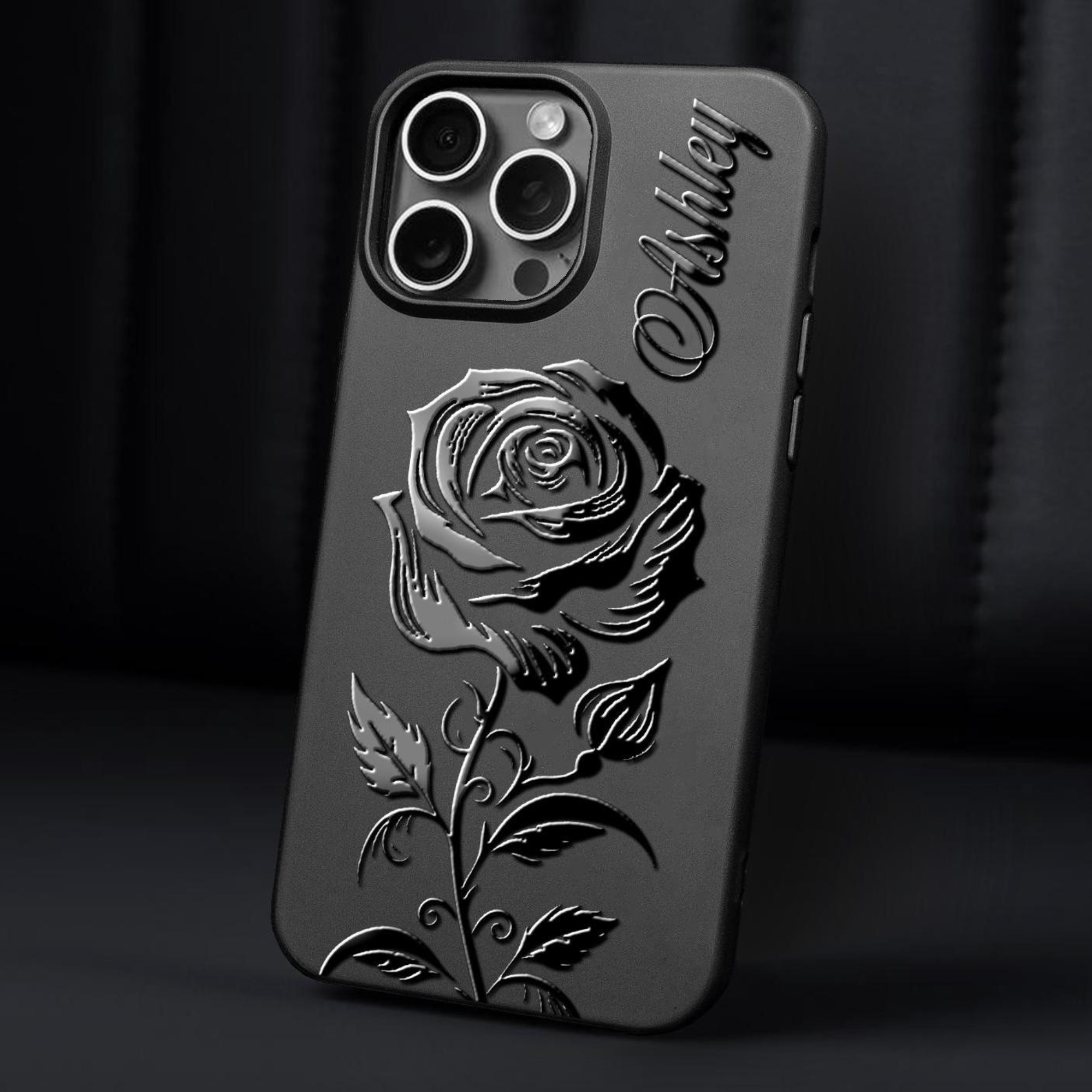 Personalised Monogram Silicone Phone Cover Case For iPhone & Samsung | OFCase161