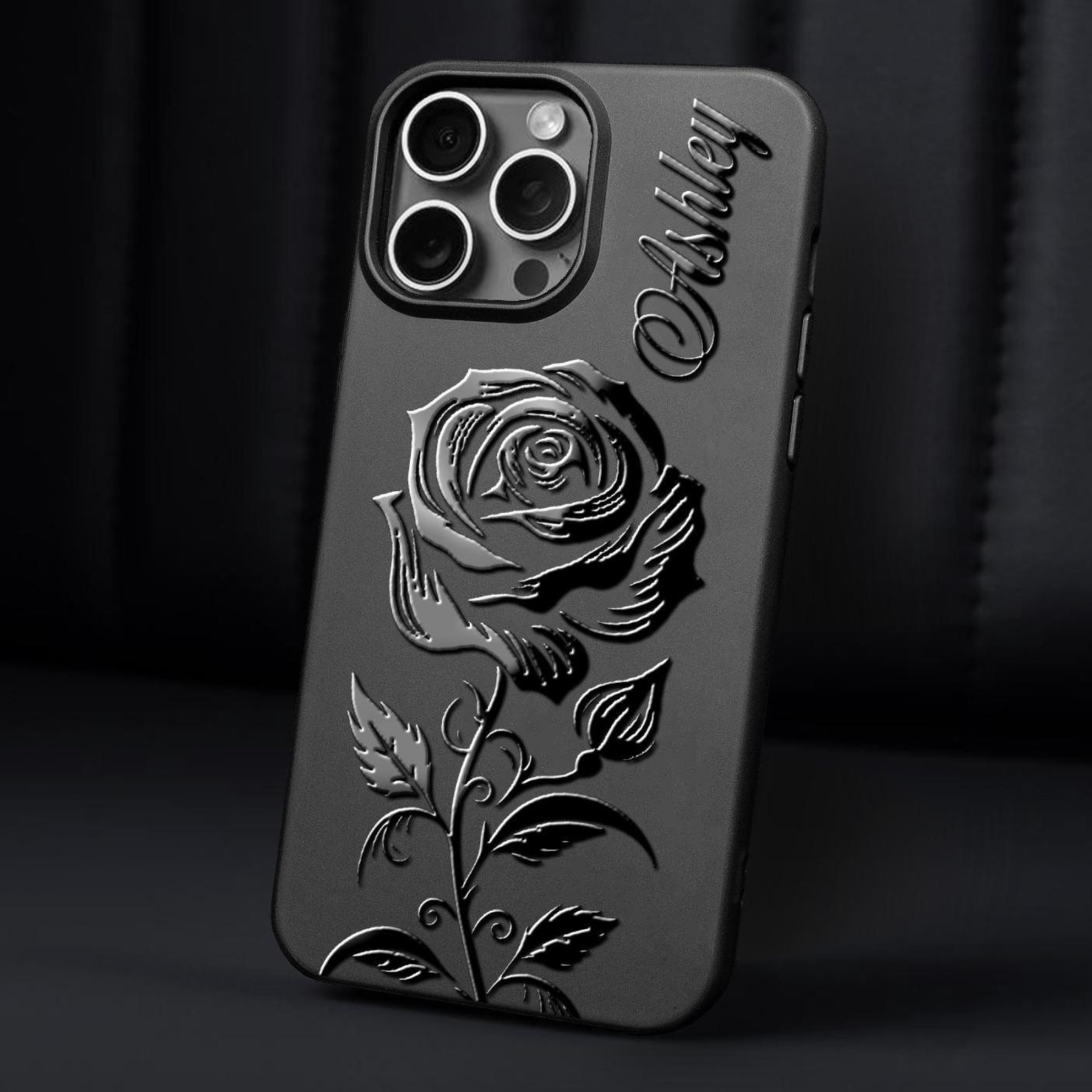 Personalised Monogram Silicone Phone Cover Case For iPhone & Samsung | OFCase161