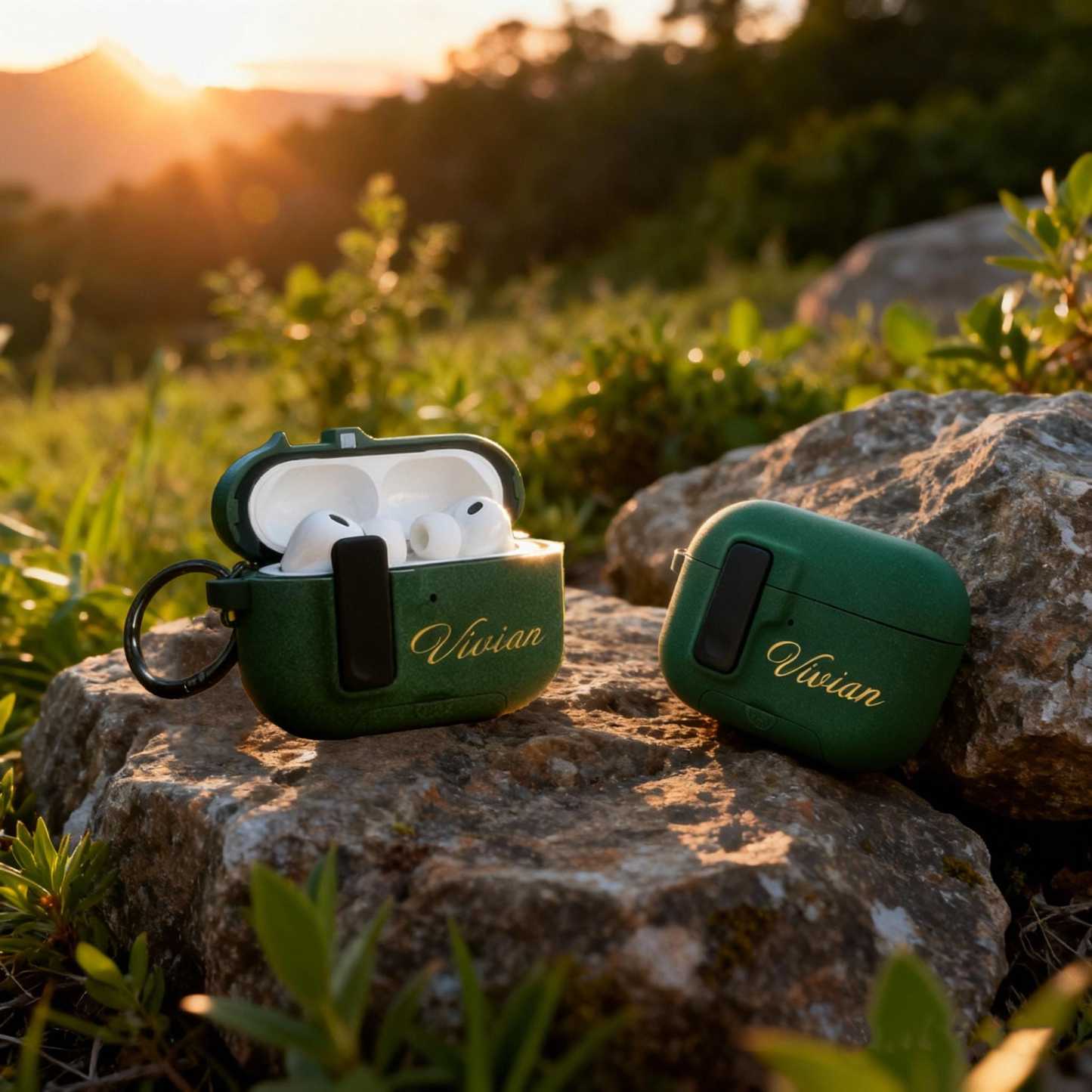 Personalized Name Shockproof Earphones Case for Apple AirPods | OFPod11