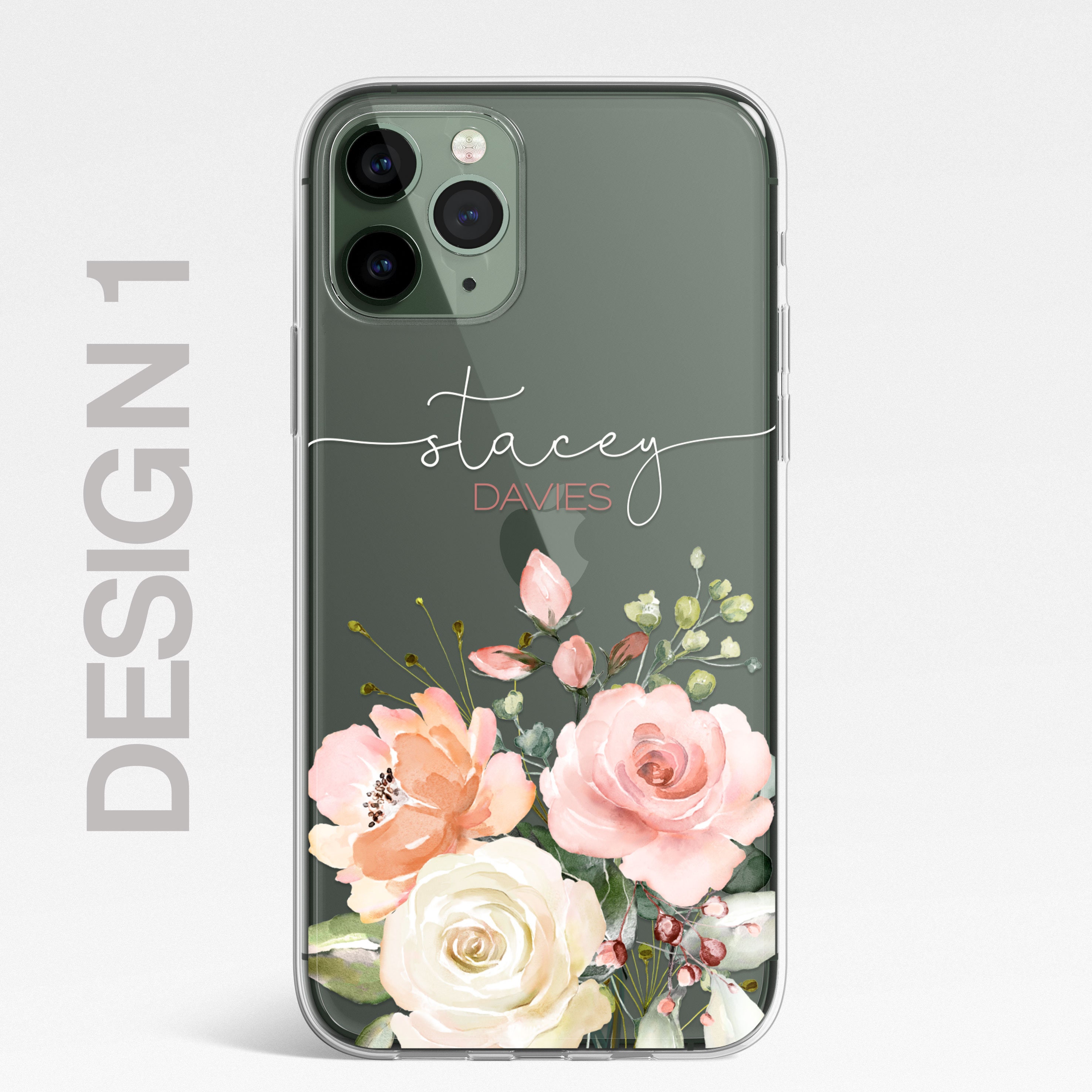 Personalized Floral Phone Cover Case | OFCase104