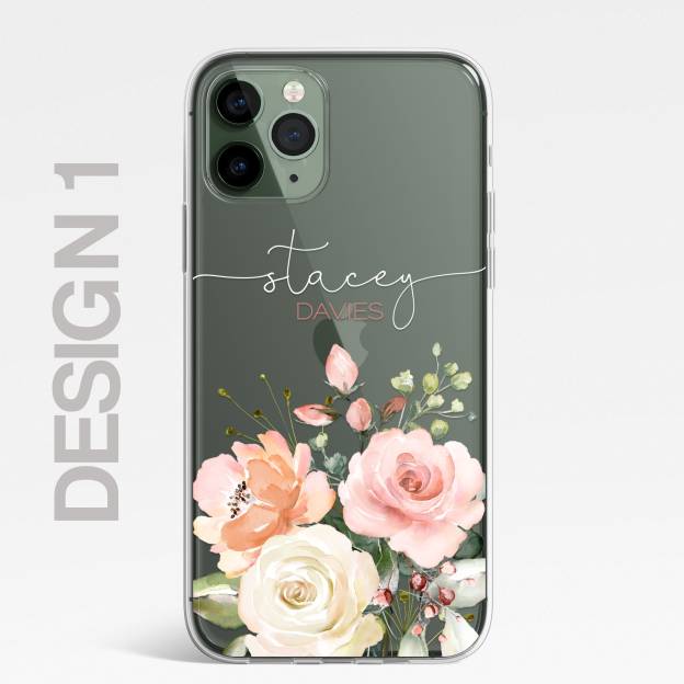 Personalized Floral Phone Cover Case | OFCase104
