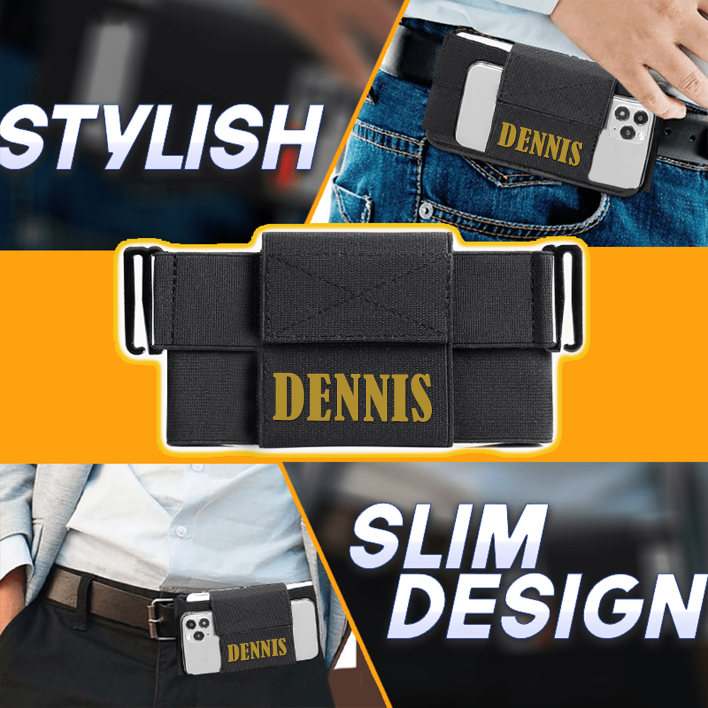 Personalised Monogram Elastic Waist Phone Bag | OFCase131