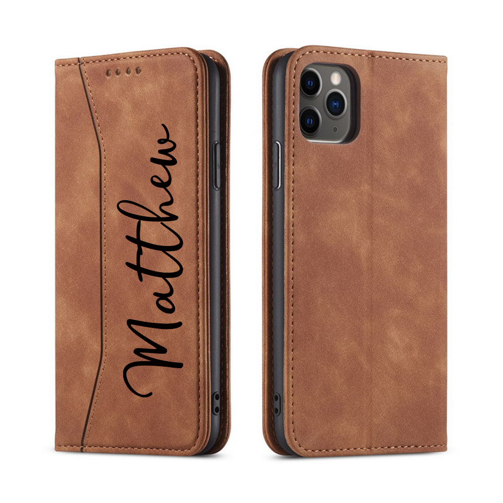 Personalised Monogram Card Holder Wallet Phone Case | OFCase140
