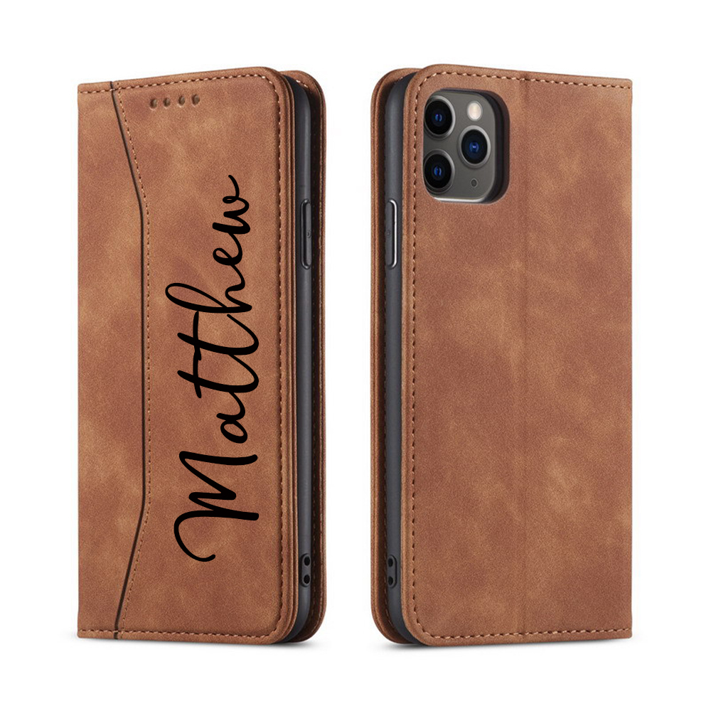 Personalised Monogram Card Holder Wallet Phone Case | OFCase140