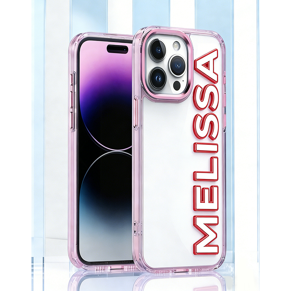 Personalized Name Clear Phone Case for iPhone & Samsung Phone | OFCase160
