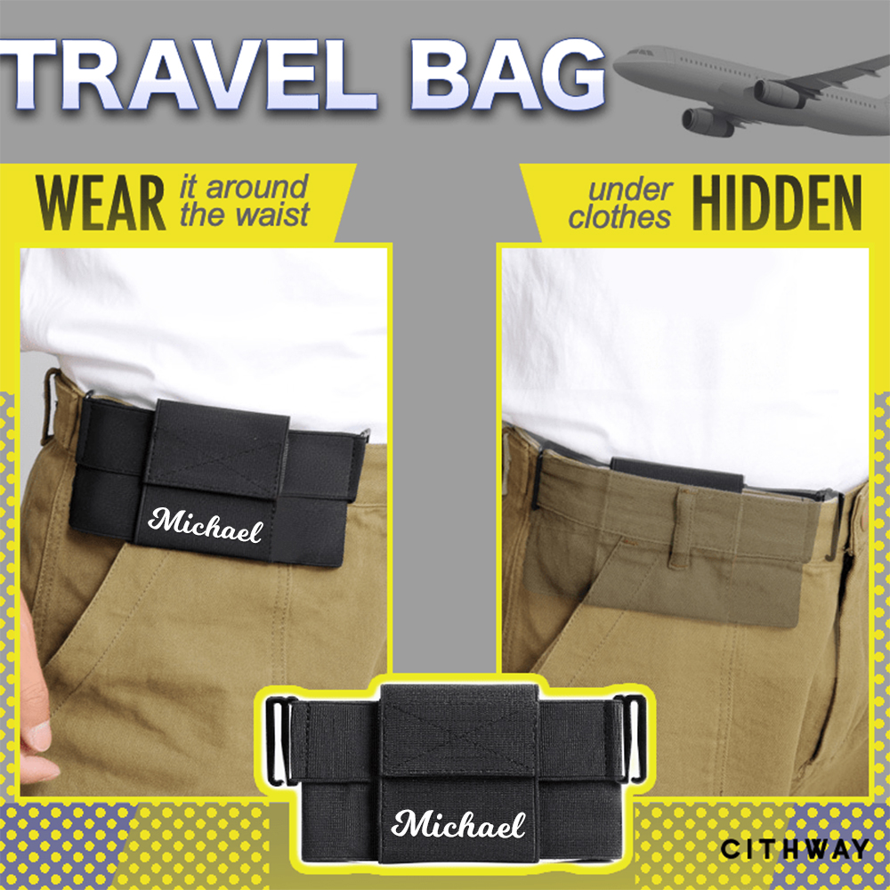 Personalised Monogram Elastic Waist Phone Bag | OFCase131