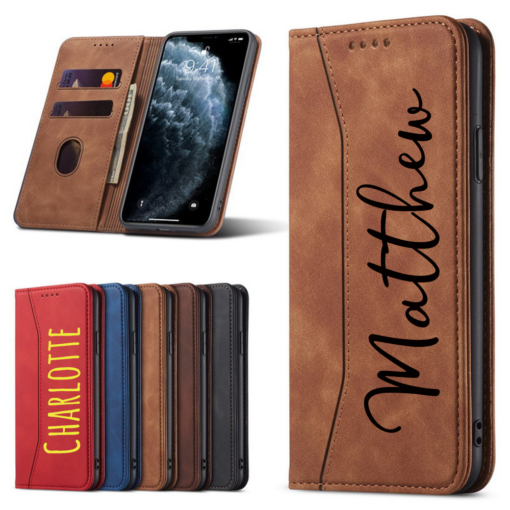 Personalised Monogram Card Holder Zipper Wallet Crossbody Phone Case |