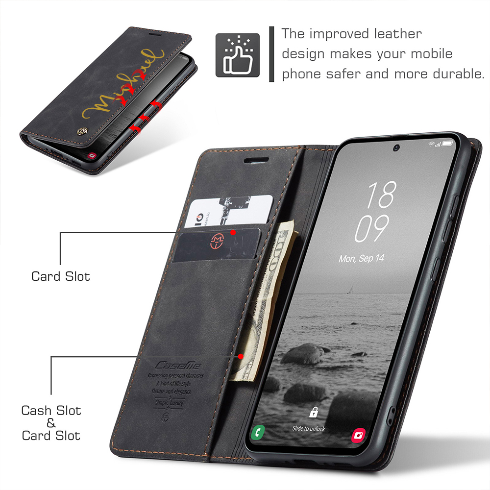 Personalised Monogram Card Holder Wallet Phone Case | OFCase130