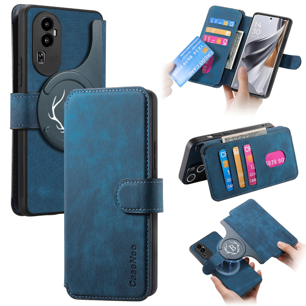 Personalised Monogram Detachable Magnetic Wallet Phone Case | OFCase136